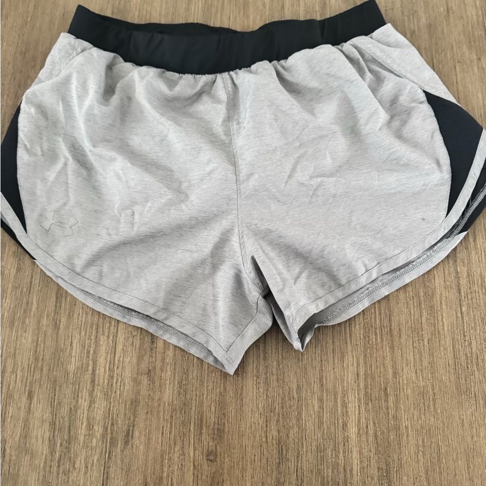 Under Armour Black and Gray Athletic Shorts